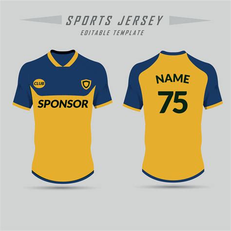 Custom Football Jersey Template