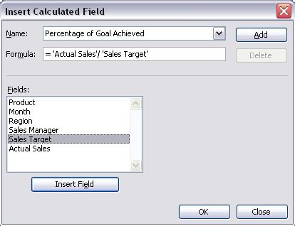 Custom Formula Calculated Field