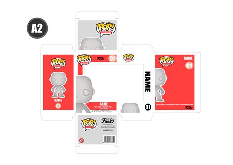 Custom Funko Pop Box Template