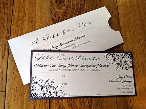 Custom Gift Certificate Template