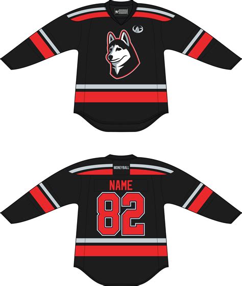 Custom Hockey Jersey Template Designs 8