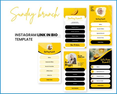 Custom Instagram Bio Templates