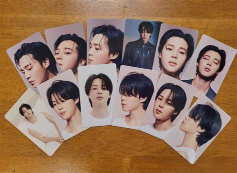 Customizable Jimin Face Photocard Template