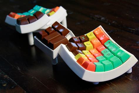 A person preparing their custom keyboard design for 3D printing