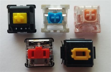 Custom keyboard switch types