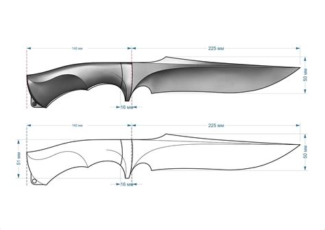 Custom knife templates