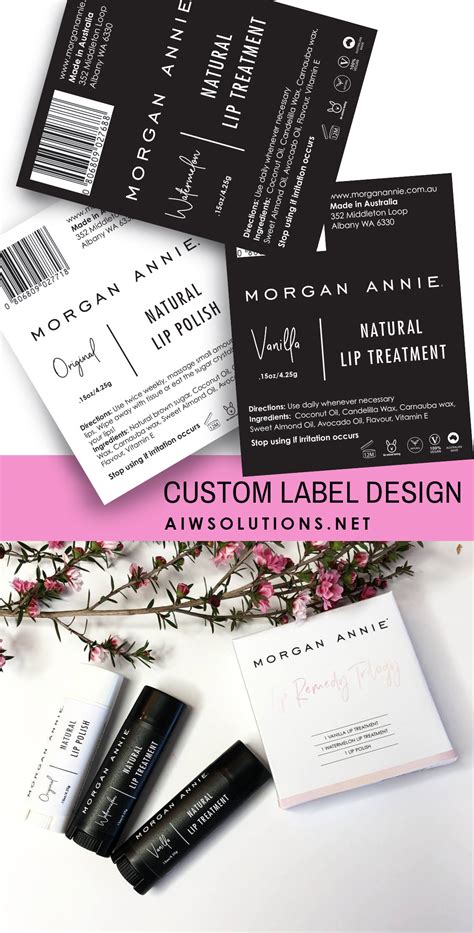 Custom label design for branding