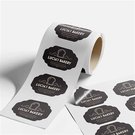 Custom labels with different shapes and sizes