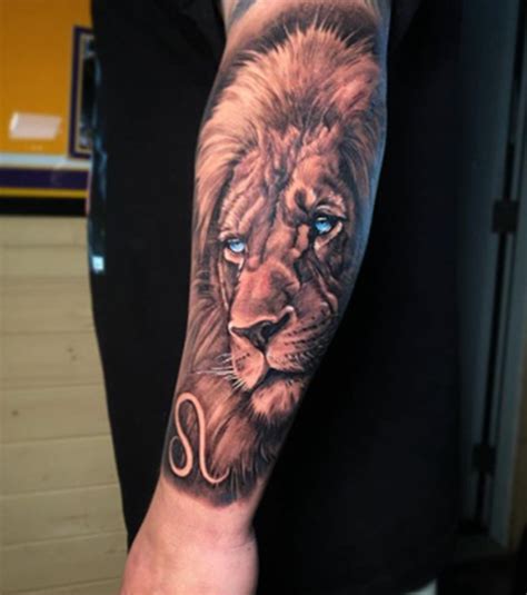 Custom Leo Tattoo Designs