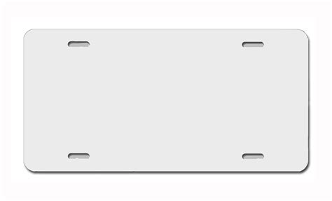 Custom license plate template design