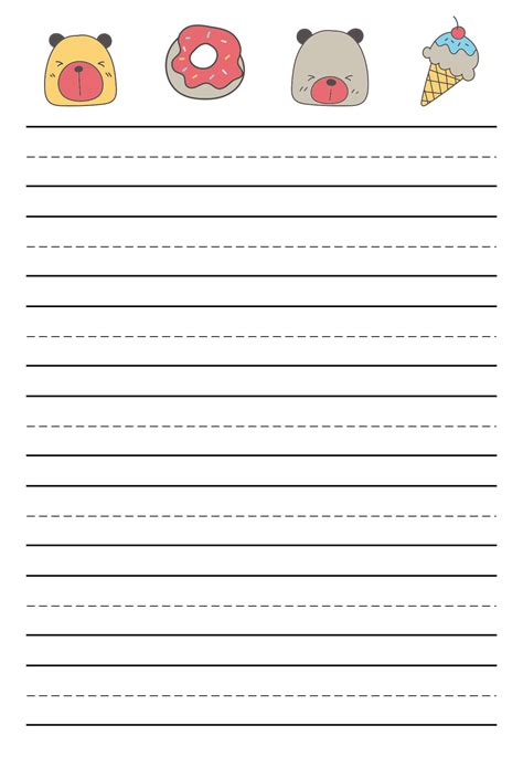 Custom Lined Writing Paper