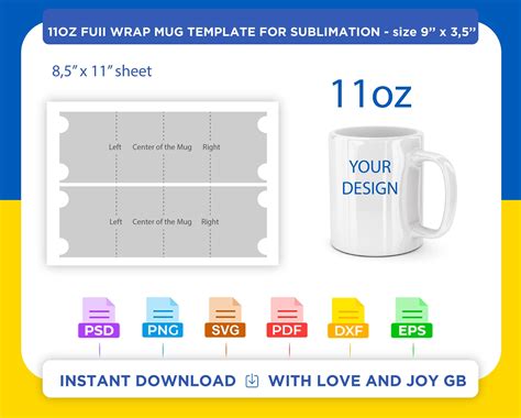 Custom Mug Template 1