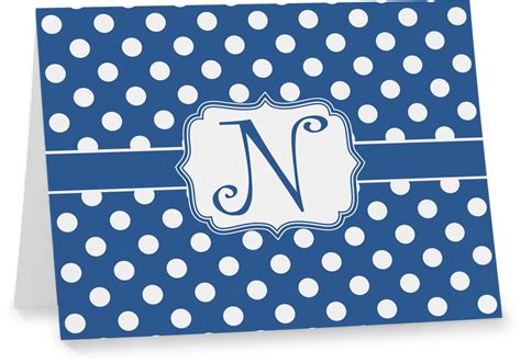 Polka Dot Note Card Template