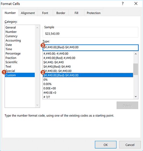 Using custom number formatting for leading zeros