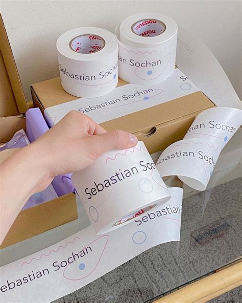 Custom packaging tape for crafts