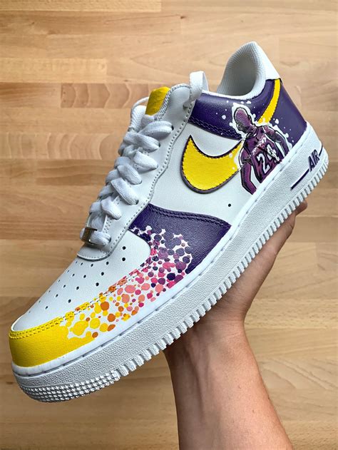 Custom painted Air Force 1s