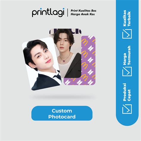 Example of a photocard with added design effects and overlays