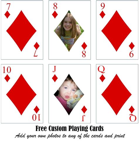 Custom Playing Card Templates Free