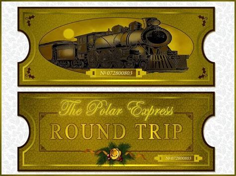 Custom Polar Express Ticket