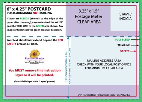 custom postcard template