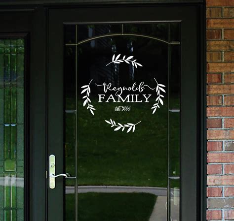 Custom printable door decals