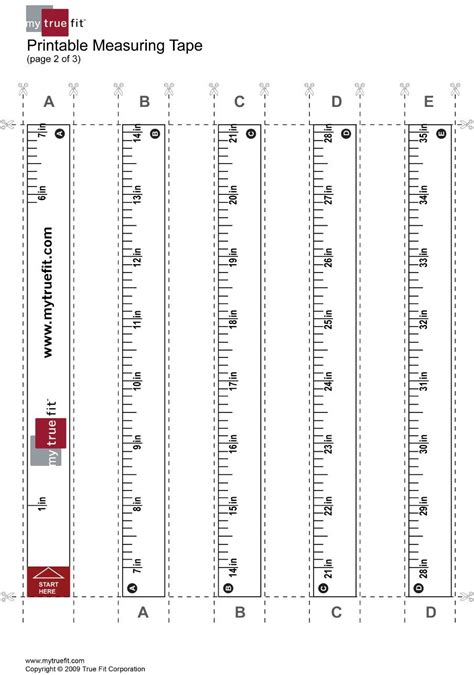 Custom Printable Measuring Tape