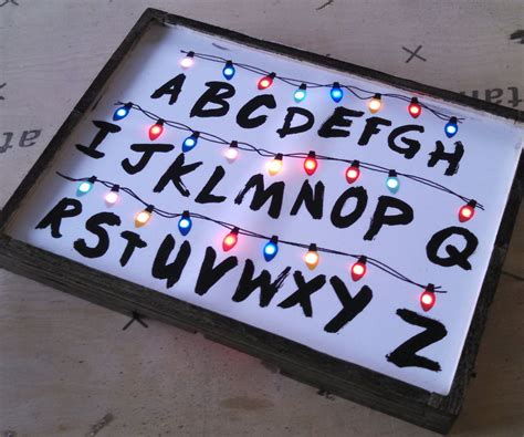 Custom Printing Stranger Things Alphabet Wall Art