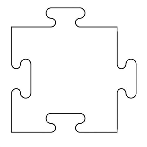 A custom-made 12-piece puzzle template