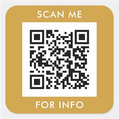 Custom QR code sign template example