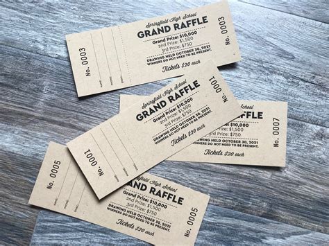 Custom Raffle Tickets