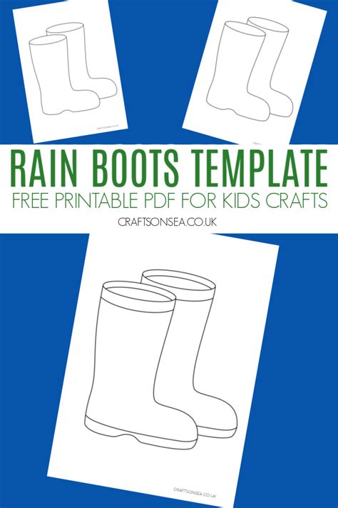 Custom Rain Boot Templates