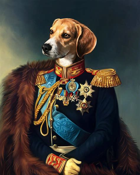 Custom Renaissance Pet Portraits