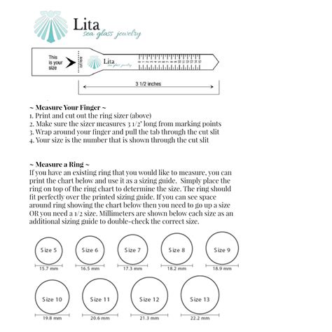 Custom Ring Sizer Strip