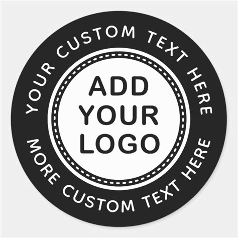 Custom Round Stickers Template