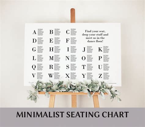 Custom Seating Chart Templates