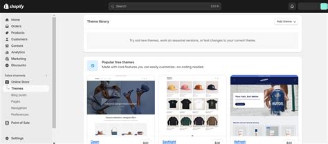 Custom Shopify theme