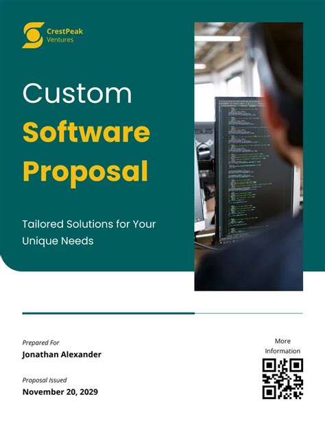 Custom Software Proposal Template