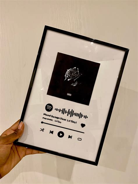 Custom Spotify Song Plaque Template