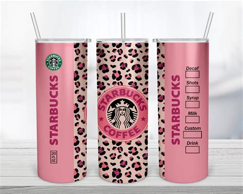 Custom Starbucks Tumbler Template Design