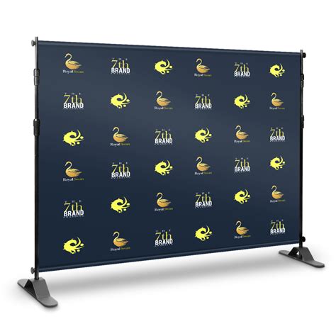 Custom step and repeat banner template design ideas