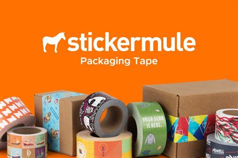 Custom Sticker Mule tape template concept 5