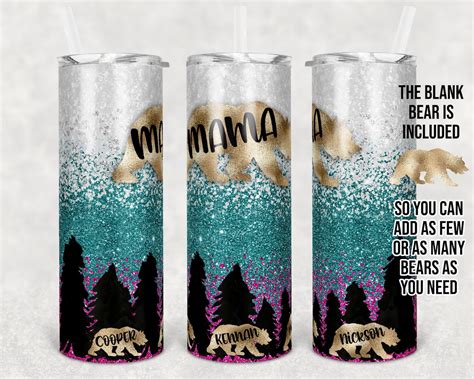 Custom sublimation tumbler template