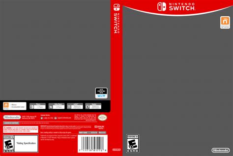 Custom Switch Box Art Template