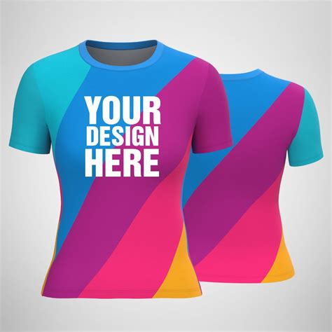 Custom t-shirt sublimation template design for sublimation printing