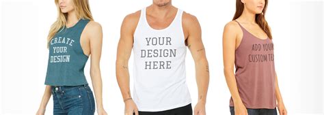 Custom Tank Top Template Design