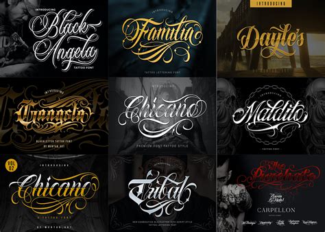 Custom Tattoo Font Styles