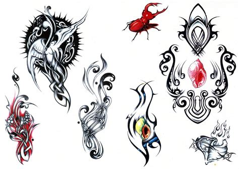 Custom tattoo stencil designs for men