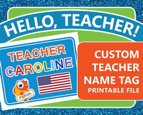 Custom Teacher Name Tags Ideas