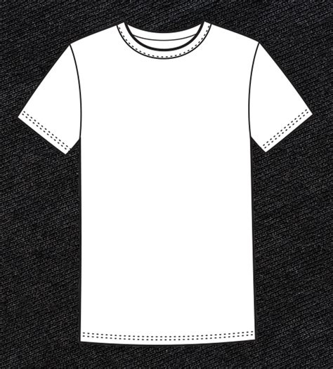 Custom tee shirt template