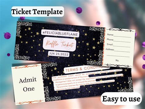 Custom Ticket Template